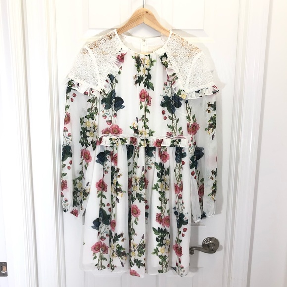 SOLD Ted Baker London Maryam Oracle Floral Dress - Picture 2 of 8